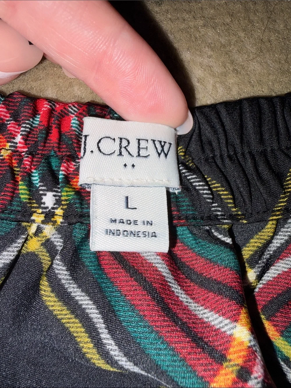 J. Crew line skirt